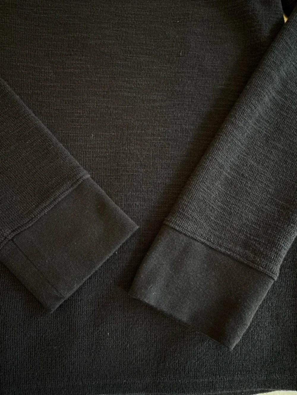 Goodfellow & Co Black Textured Crewneck Sweater M